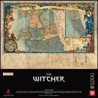 4. Good Loot Gaming Puzzle: The Witcher 3 The Northern Kingdoms (1000 elementów)
